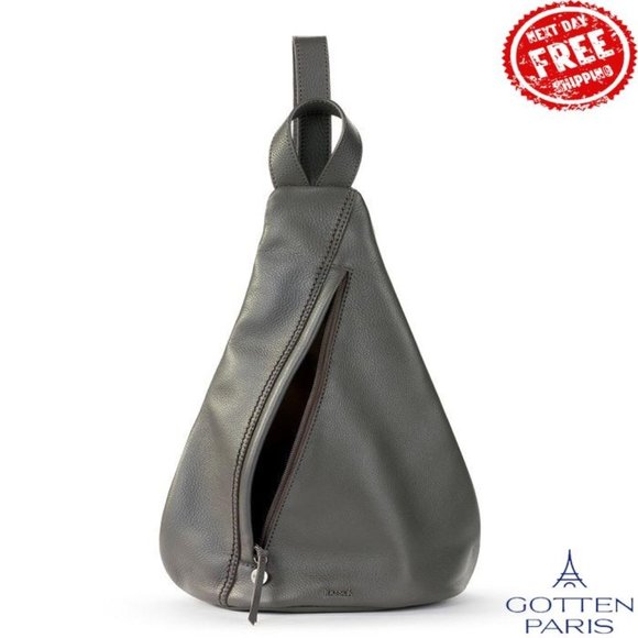 The Sak Geo Leather Sling Backpack Slate Women's Bag - Picture 5 of 7